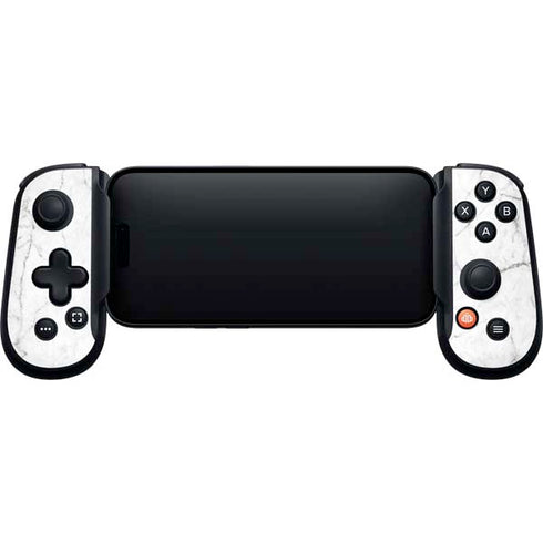 White Marble Backbone One for iPhone Game Controller Skin